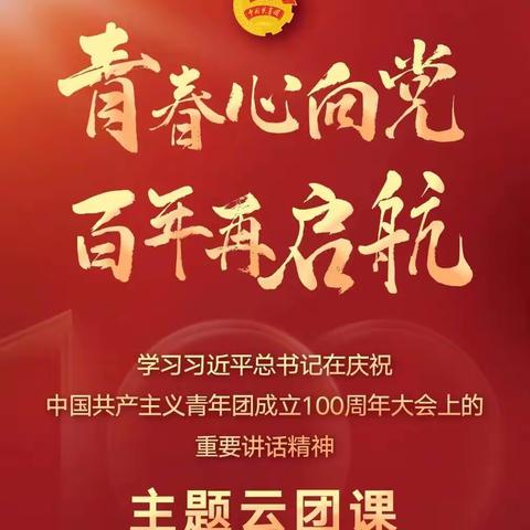 杨村六中学习习近平总书记在庆祝中国共产主义青年团成立100周年大会上的重要讲话精主题团（队）课