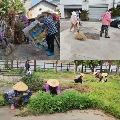 水亭畲族乡金印村新时代文明实践站金印村文化礼堂开展“环境卫生整治”活动