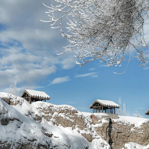 雪后古城