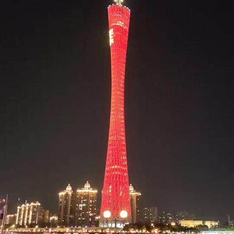 广州塔的夜晚魅力