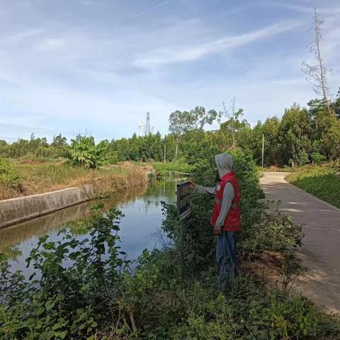 八所镇高排村网格员持续开展防溺水宣传和巡查工作