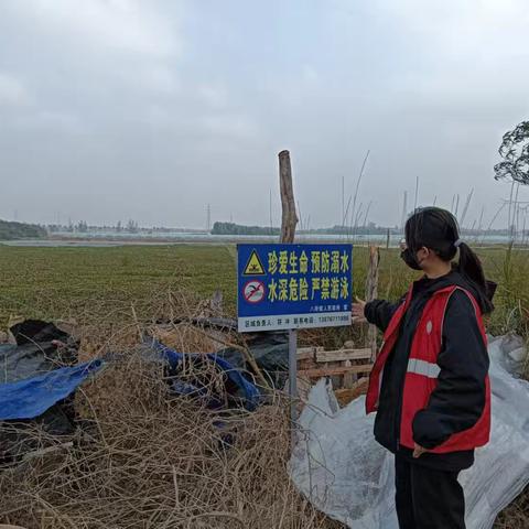 八所镇高排村网格员常态化开展防溺水宣传和巡查工作