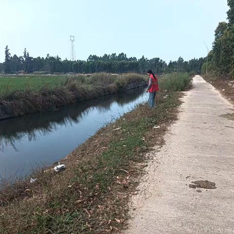 八所镇高排村网格员常态化开展防溺水宣传和巡查工作