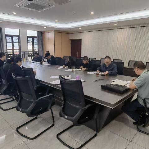 江川工业园区党工委理论学习中心组开展2023年第九次（主题教育期间第二次）集中学习