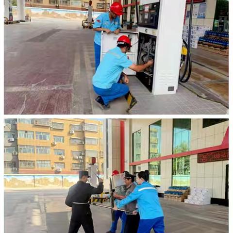 吐鲁番销售公司新站加油站：“油“我护航 安在心间