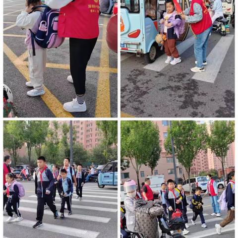 站好“护学岗” 守护“上学路”——深圳路小学四（1）班家长爱心护学志愿服务活动记录记录