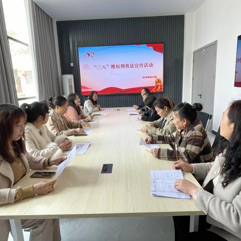 樟树墩镇开展“三八妇女维权周”普法宣传活动