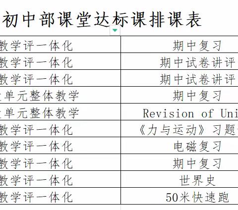 巧研复习展风采，精备“达标”促提升--初中部理化生组集体教研活动