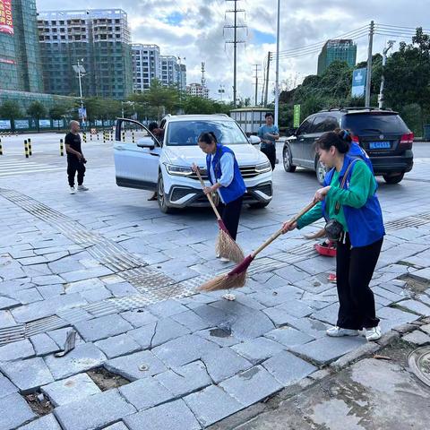 屯昌县交通运输和地方公路事务中心开展“小屯妹”“大昌叔”创文巩卫行动