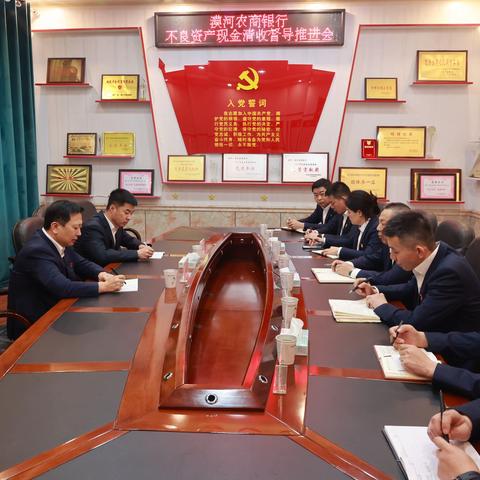 大兴安岭农商银行副行长袁敬军赴漠河农商银行督导不良资产现金清收工作