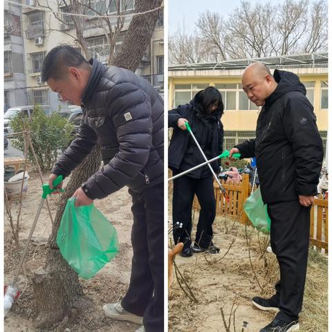 亮甲店社区春季大扫除活动