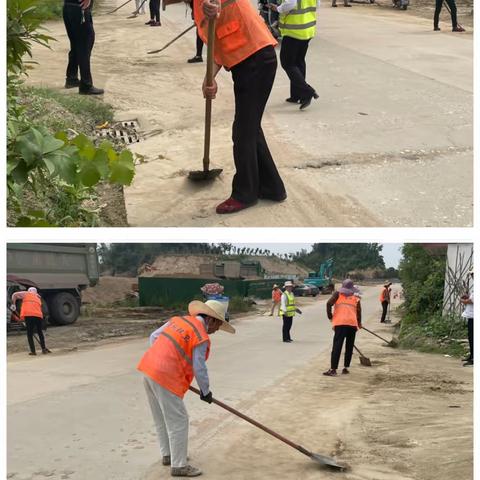 环卫所全力治理鲇鱼山社区灌河生态文化园防汛路沿线环境卫生工作简报