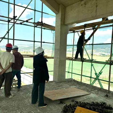 筑牢安全防线，护航新春佳节——基建办开展节前工地巡查