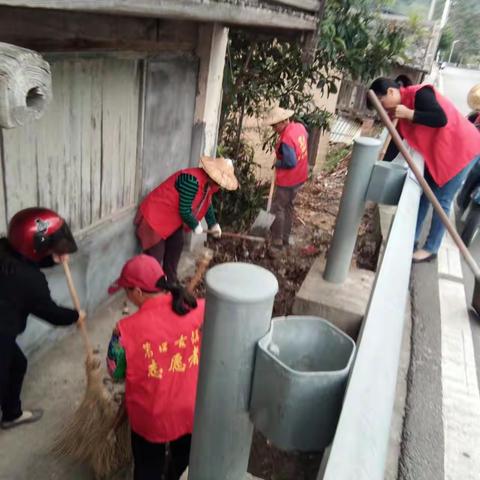 洁净家园 喜迎新春，嵩口镇打响村庄清洁行动“两节”战役！