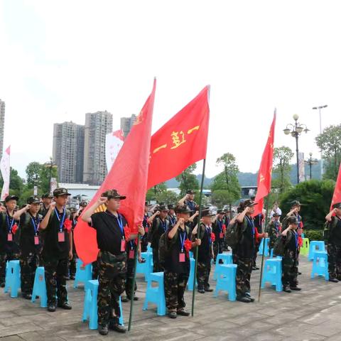 贵州胜景公司2024年小小特种兵军事夏令营第一天成果展