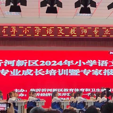 名师引路促发展，专家引航启新篇——沂河新区2024年小学语文教师专业成长培训暨专家报告会培训体会