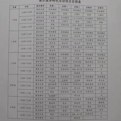 小铺小学课后服务之作业辅导（二年级）