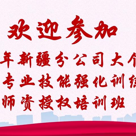 新疆分公司大个险孤单专业技能强化训练营师资授权培训班开训啦！