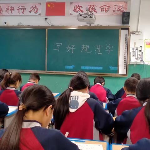 静心写字，以字养心——吴官营中心小学