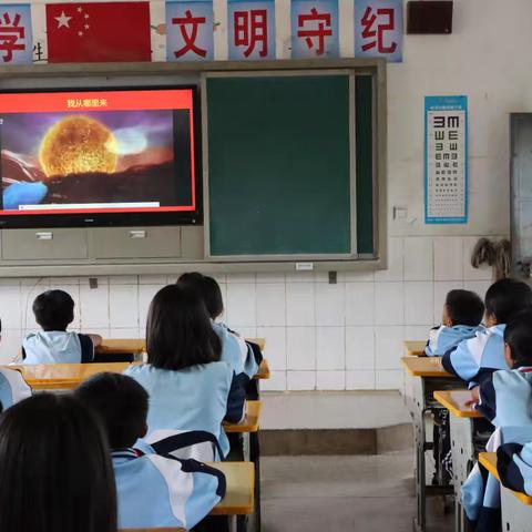 芒信镇中心完小开展学生安全教育活动