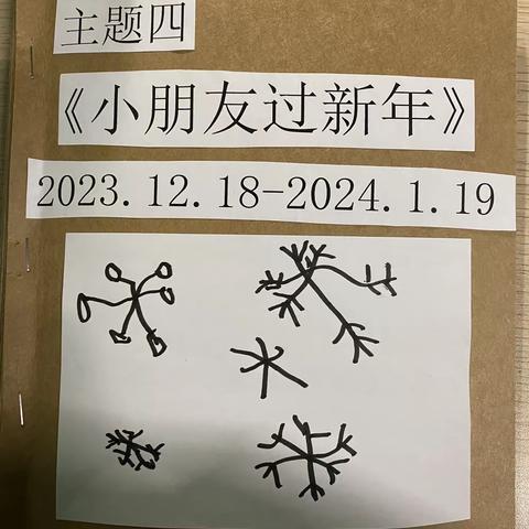 主题四：小朋友过新年（小一班）2023.12.18-2024.1.19