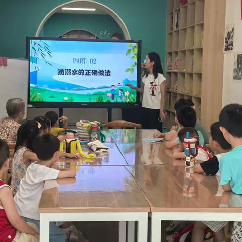 谨防溺水 安全一夏--七里山街道海珀社区开展暑期青少年防溺水宣传活动