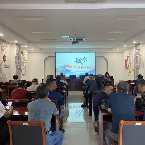 信用海珀，美好生活 ---------七里山街道海珀社区开展信用宣传活动