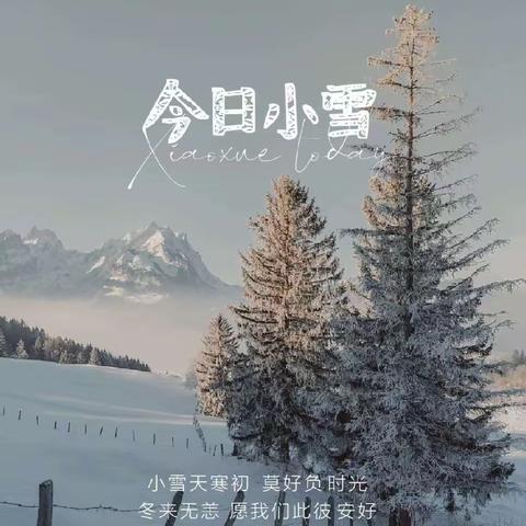 “幼”见小雪  温暖迎冬——筻口镇中心幼儿园小中班“小雪”节气主题活动