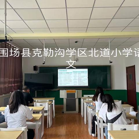 研修领航促成长 凝心聚力拓新程 克勒沟学区北道小学新教材培训