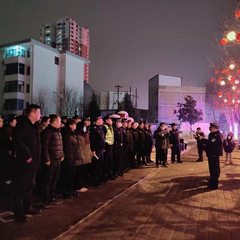 蓝关街道开展小年夜烟花爆竹禁燃禁放巡查工作