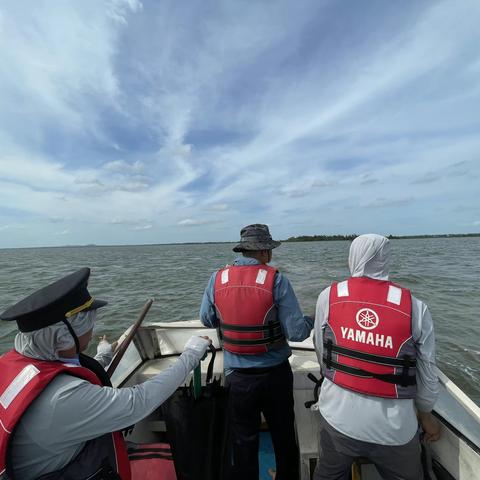 海口市综合执法局海洋和渔业行政执法支队一大队开展无居民海岛巡查