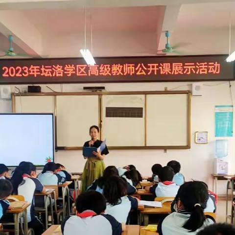 立足课堂做榜样，引领示范展风采 —— 2023年春季学期坛洛学区语文高级教师公开课展示活动