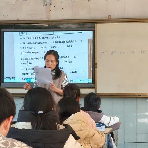 常规检查明方向，教学视导促成长-贺街镇大鸭小学视导活动
