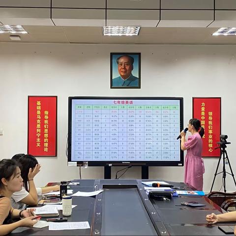“精分析，抓质量，促成长”——海口市海瑞学校初中英语组期中质量分析