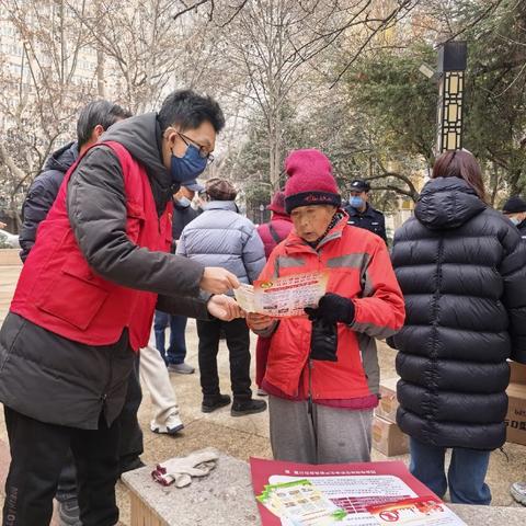 平安过佳节 禁燃我先行——经九路社区禁燃禁放宣传活动