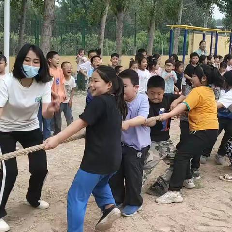 【坚持人民至上】力拔山河，“绳”采飞扬——旧城小学拔河比赛