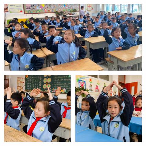 快乐室内操，多彩大课间——奎文区孙家小学室内课间操评比活动