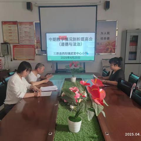 “析”有质量 “行”有方向 ——武官中心小学质量分析会