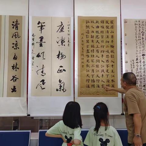 【西门社区】【文明实践】西门社区开展“党恩润心田，金峰书勤廉”书法主题活动