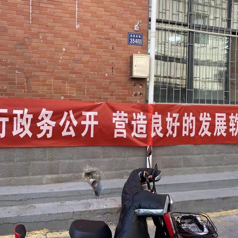 玉皇阁社区开展政务公开宣传活动