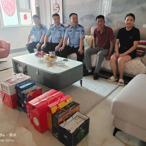 炎炎夏日送清凉     真情温暖警属心