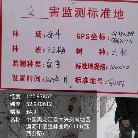 【奋斗林场】越冬鼠害调查