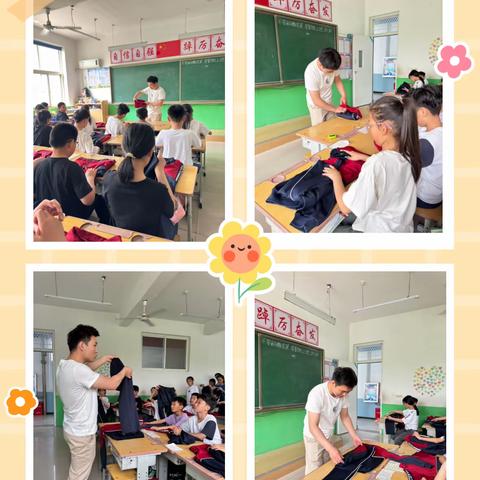 骆庄小学—“巧手叠衣”劳动技能
