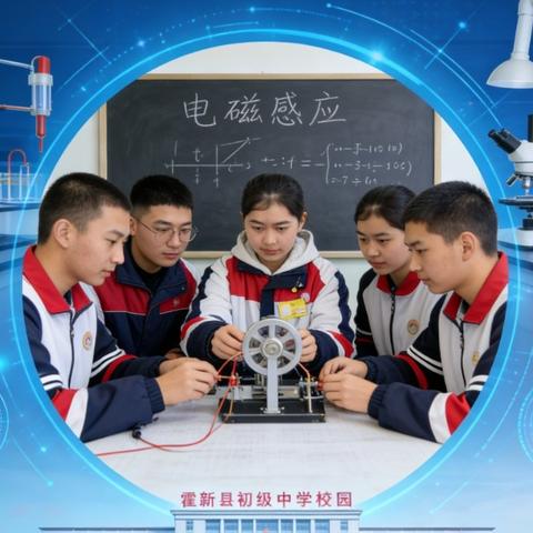 “电与磁的奇妙碰撞” ﻿ ﻿以手造物，以心探理 ------霍城县初级中学物理实践精彩瞬间