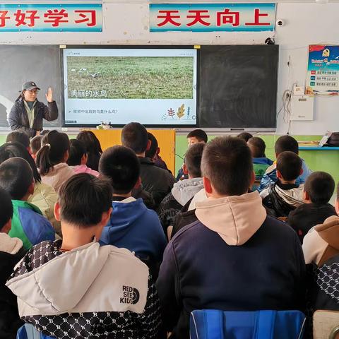 “鹤类保护进校园，自然教育助成长”—高山堡乡寄宿制小学邀请自然教育专家到我校授课