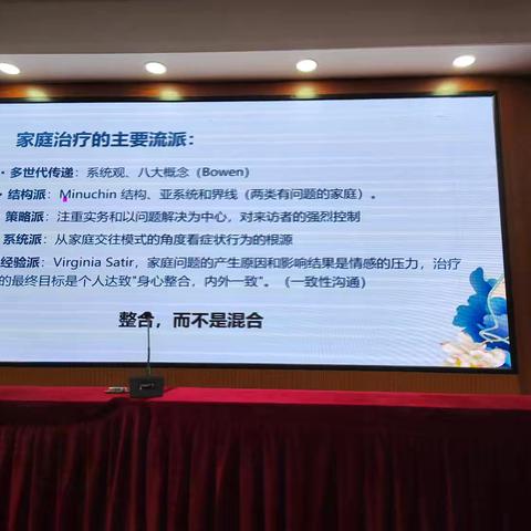 2025年大祥区心理健康教育咨询师基础培训之系统观下的家庭与家庭治疗