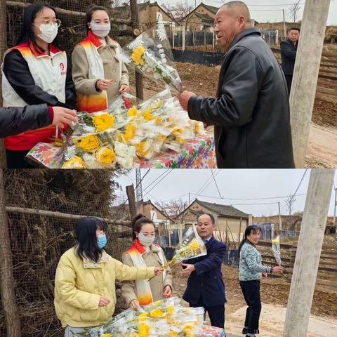 鲜花祭祀忆故人·文明环保寄哀思  --城关街道社工站在行动