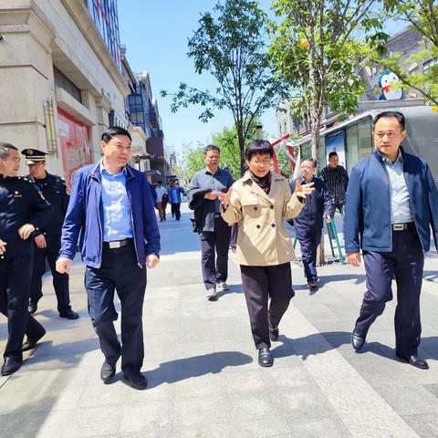 衡阳市创建办执行副主任曾秀一行来泉城路街道考察调研垃圾分类工作