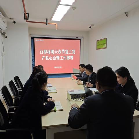 白桦林明天项目召开节后收心会暨工作部署会