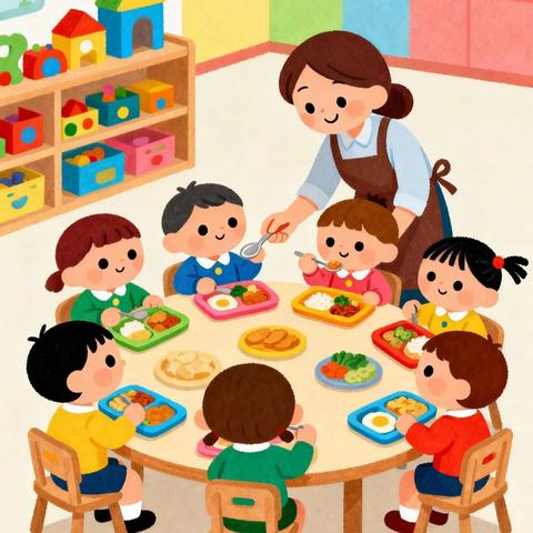 石林县民族幼儿园第十三周保育教研——进餐